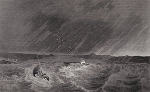 Barcos buscando refugio de una tormenta en Refuge Cove, noche del 7 de julio de 1926, de 